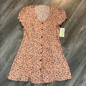 Floral print dress